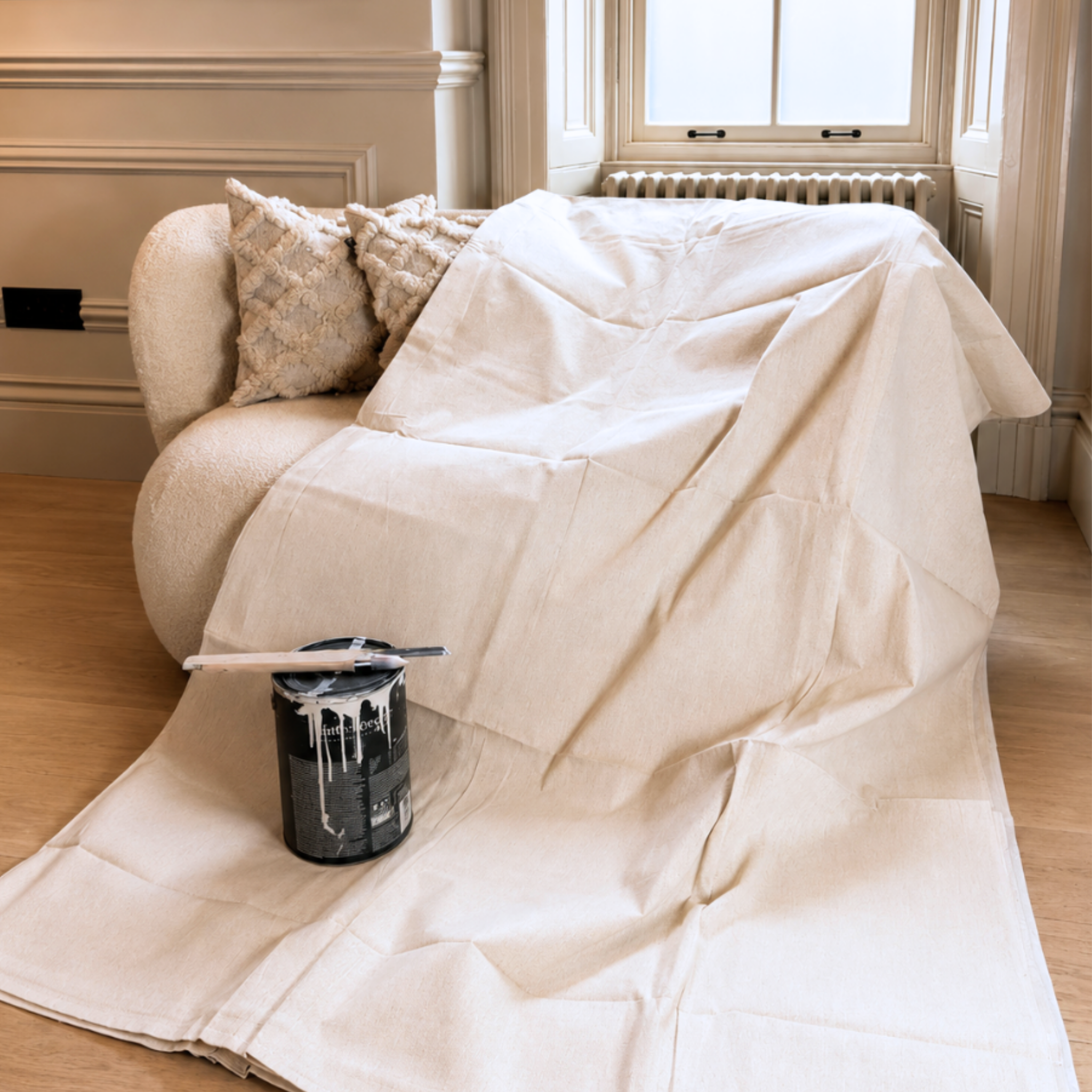 Laminated Twill Dust Sheet