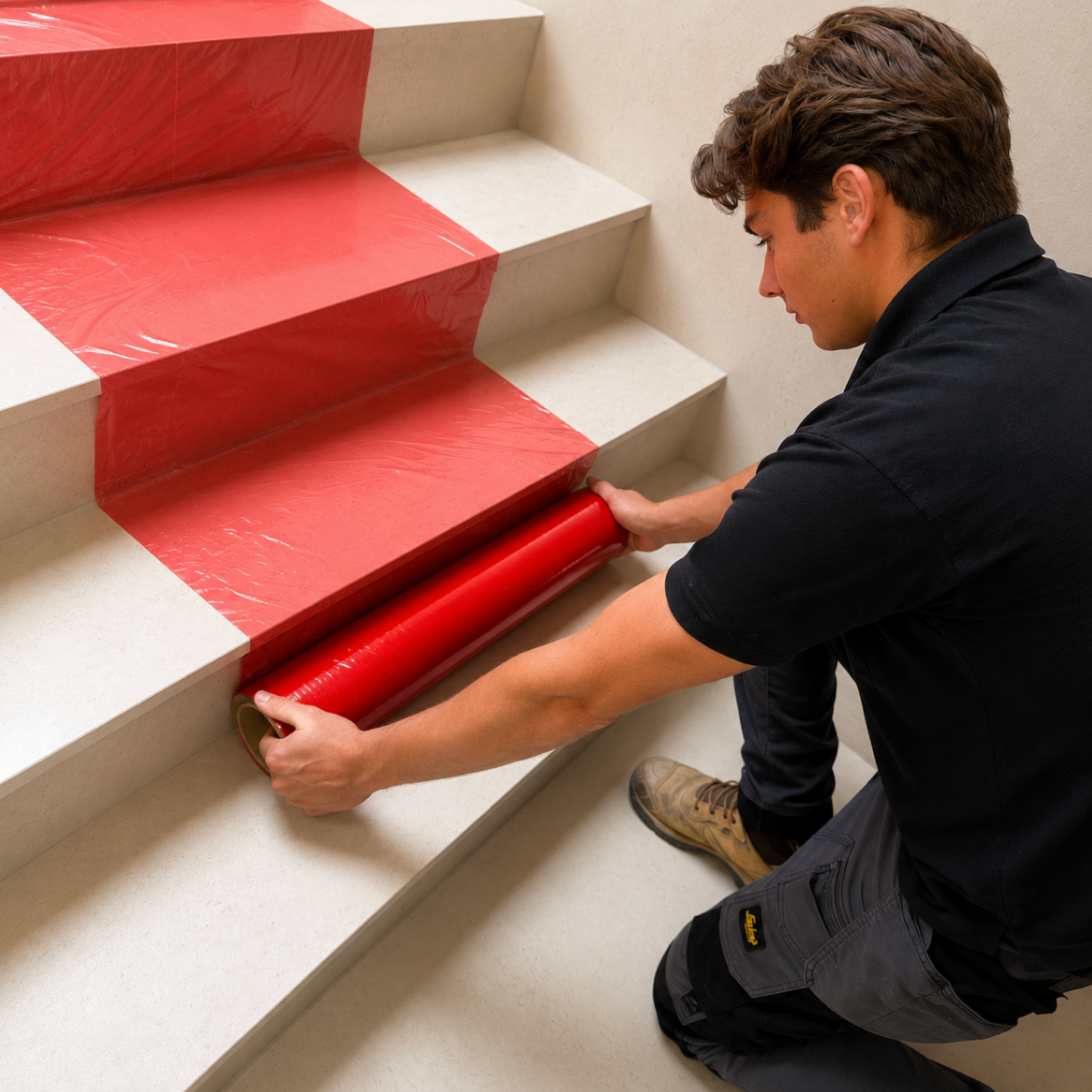 Hard Surface Protection Film (Red)